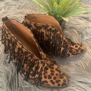 Leopard Booties